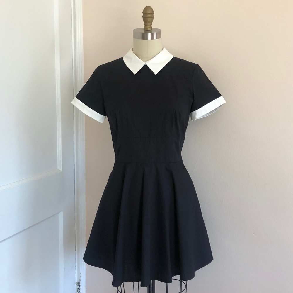 Retro fit and flare mini dress